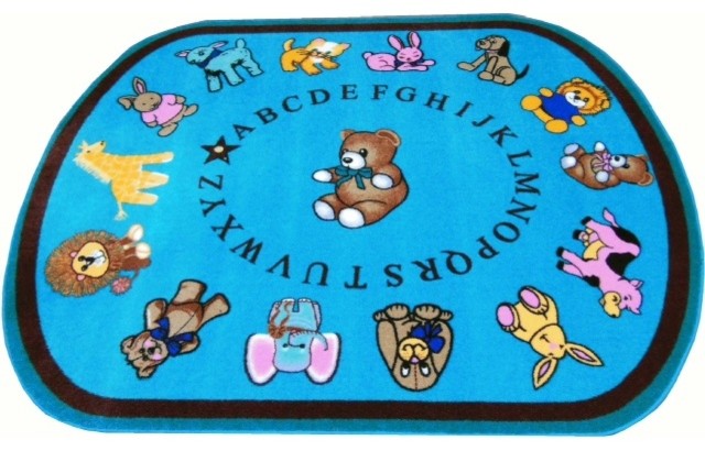 Baby Animals #1013 5'X8' Children's Educational and Play Rug