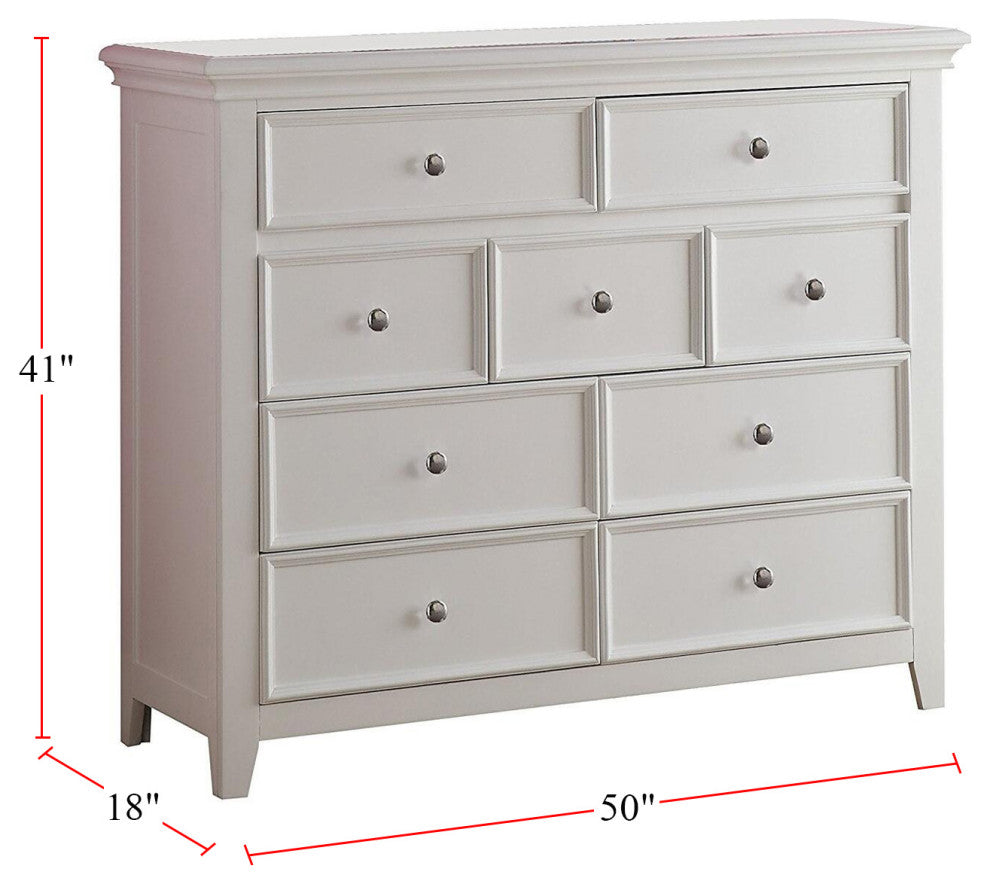 Oversized TV Console, White