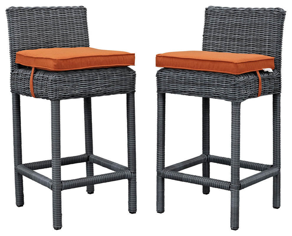 Canvas Tuscan Summon 2-Piece Outdoor Patio Sunbrella Pub Set