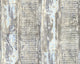Faux Textured Wallpaper, Wooden Look, Beige Blue Brown, One Roll