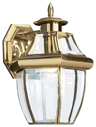Generation Lighting Lighting 1-Light Outdoor Lantern, Polished Brass