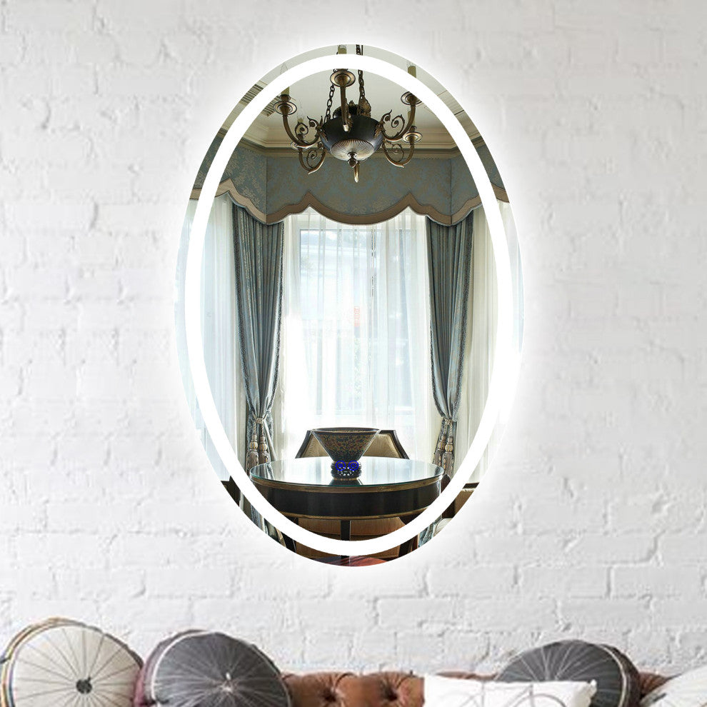 CHLOE Lighting SPECULO Back Lit LED Mirror 6000K, Daylight White, 28"