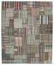 Rug N Carpet - Handmade Oriental 10' 10'' x 13' 5'' Rustic Patchwork Kilim Rug