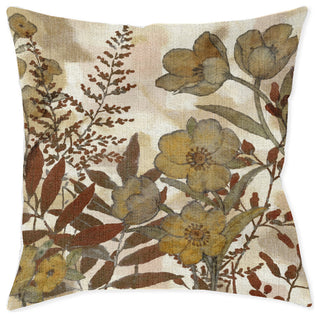 Laural Home Sienna Earthy 17" x 18" Woven Decorative Pillow