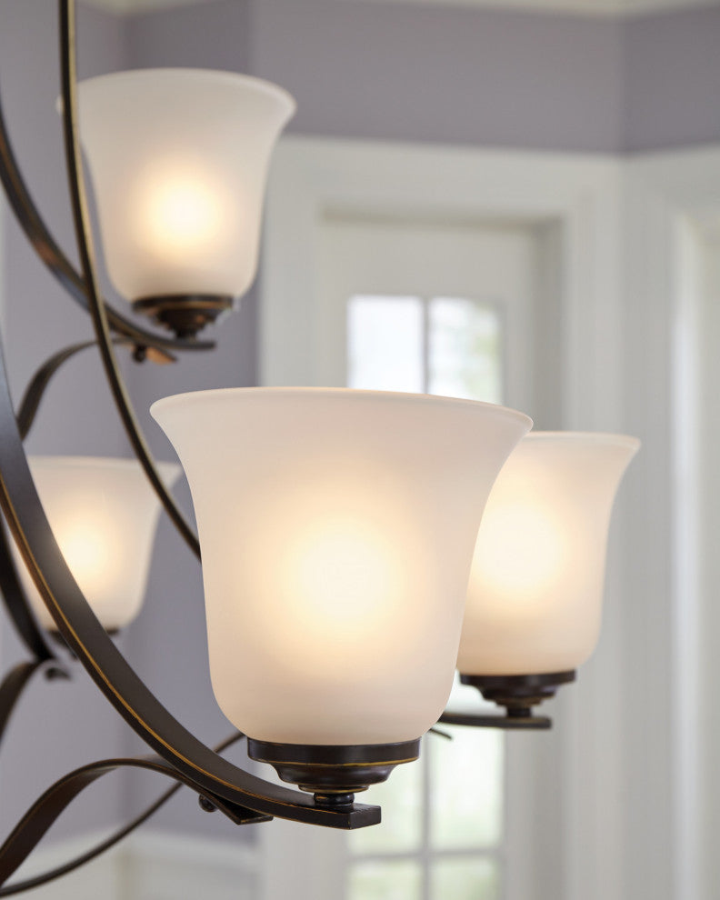 Generation Lighting 4439004EN3 Emmons 4 Light 32"W LED Vanity - Brushed Nickel