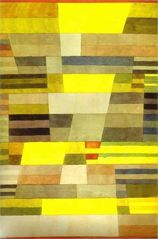 Paul Klee Monument, 18"x27" Wall Decal