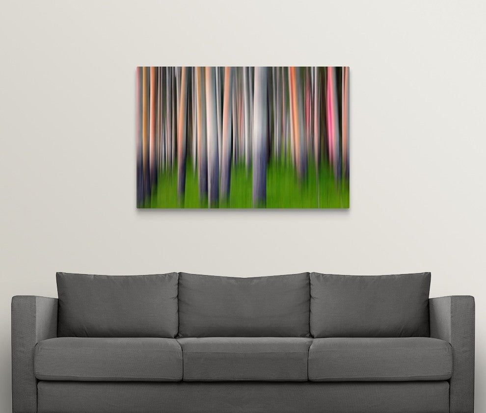 "Evening Aspen" Wrapped Canvas Art Print, 48"x32"x1.5"