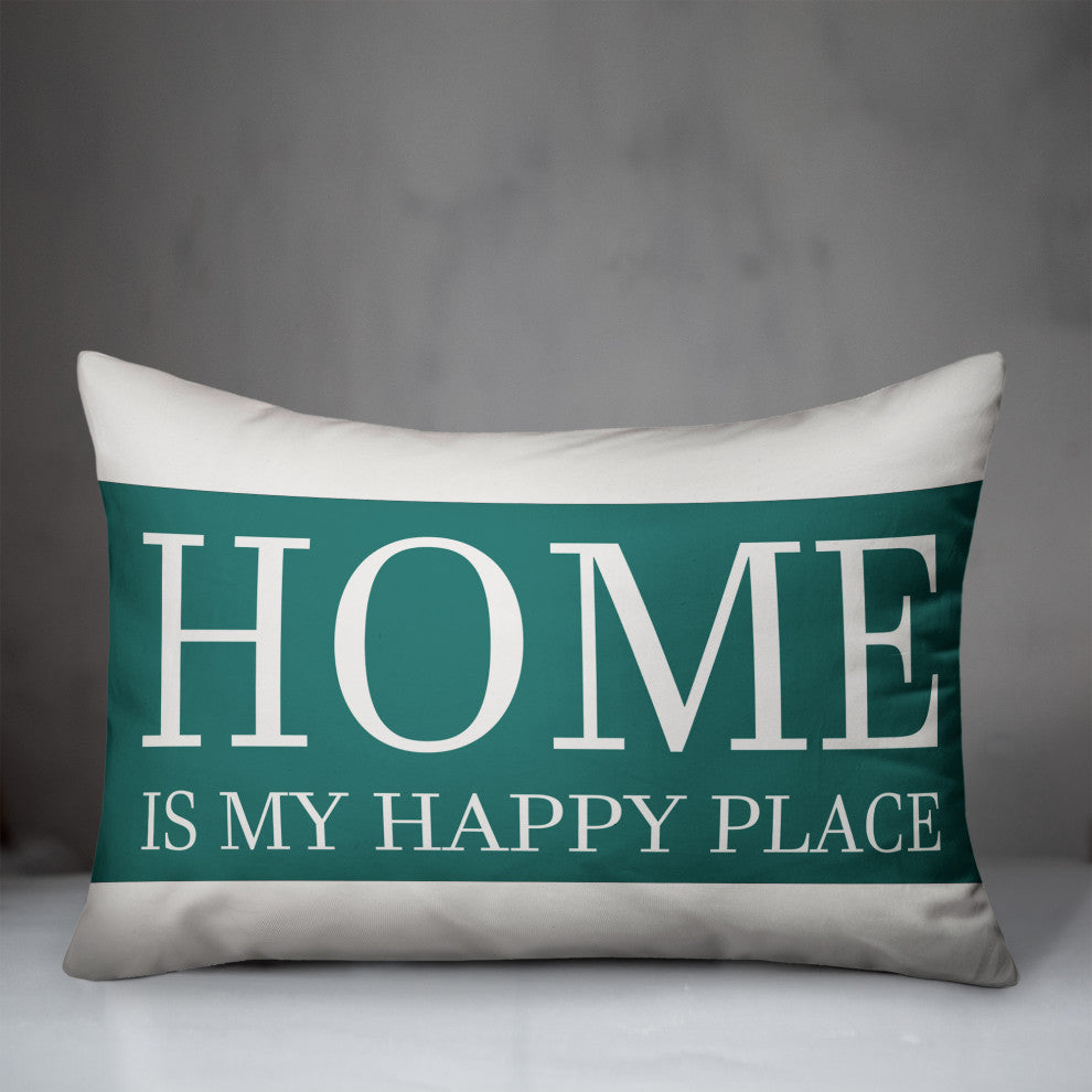 Home is my Happy Place 14x20 Indoor / Outdoor Pillow