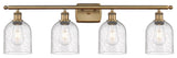 Ballston-Bella 4-Light 36" Bath Vanity Light, Brushed Brass, Seedy