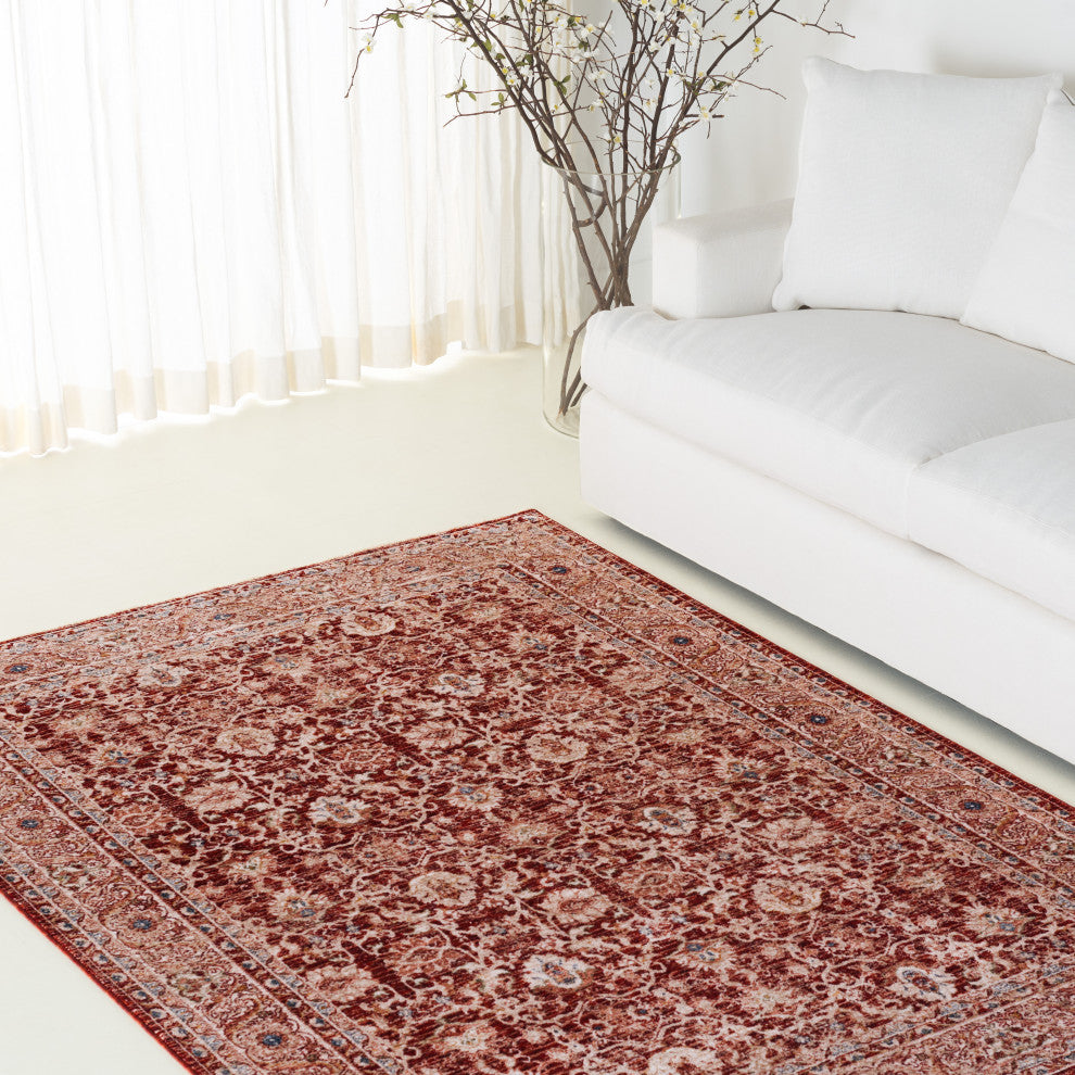 Lauren Ralph Lauren Warwick Rug, LRL1310, Oxblood, 5'3"x7'6"