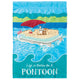Flag Life Is Better On The Pontoon 13x18