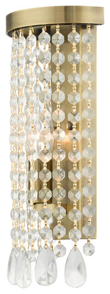 Antique Brass Transitional, Dazzling, Modern Classic, Casual Sconce