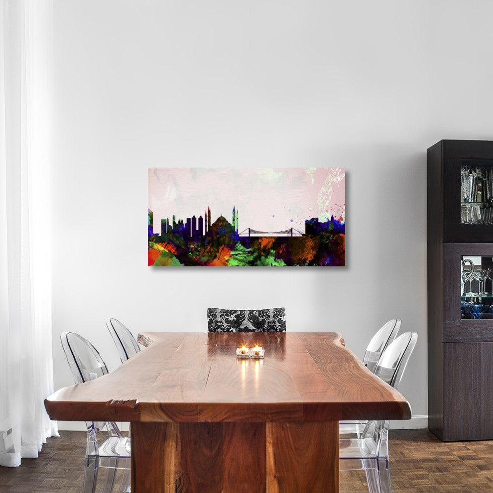 "Istanbul City Skyline" Fine Art Print