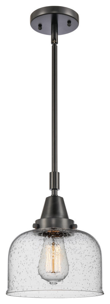 INNOVATIONS LIGHTING 447-1S-BK-G74-LED Large Bell Mini Pendant