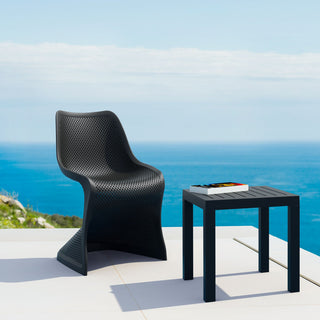 Compamia Bloom Outdoor Dining Chairs, Set of 2, Black