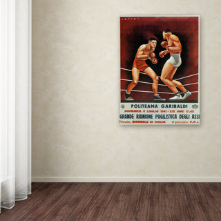 Vintage Apple Collection 'Boxing' Canvas Art, 19x14