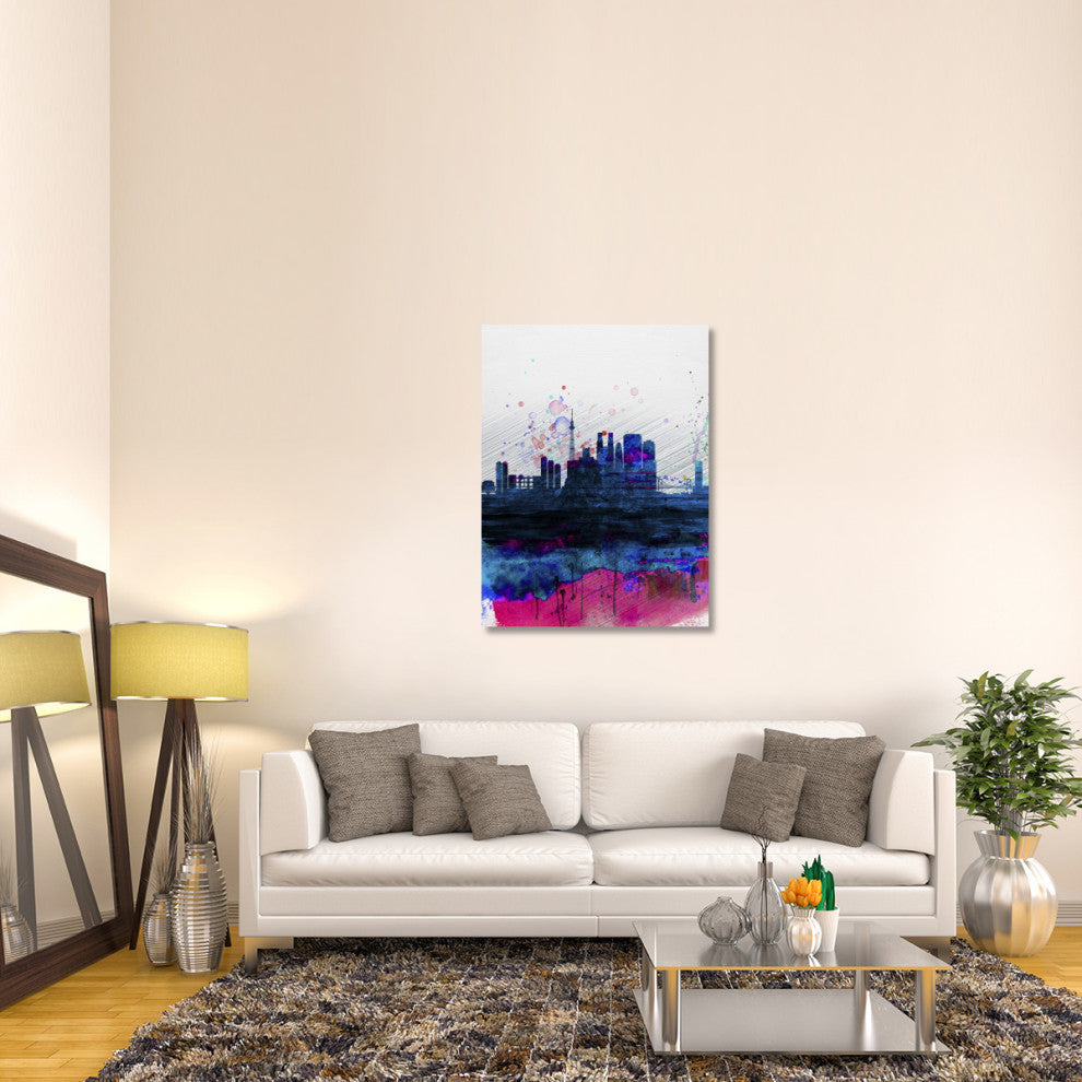 "Tokyo Watercolor Skyline" Fine Art Print