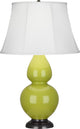 Robert Abbey RA-1643 1-Light Table Lamp, Double Gourd
