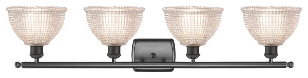Arietta 3-Light Bath Vanity-Light, Oil Rubbed Bronze, Clear