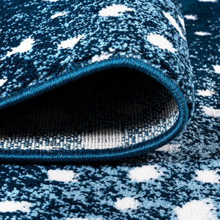 Antelope Modern Animal Navy/Cream 2 ft. x 8 ft. Runner Rug