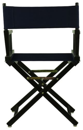 018" Director's Chair Black Frame-Navy Blue Canvas