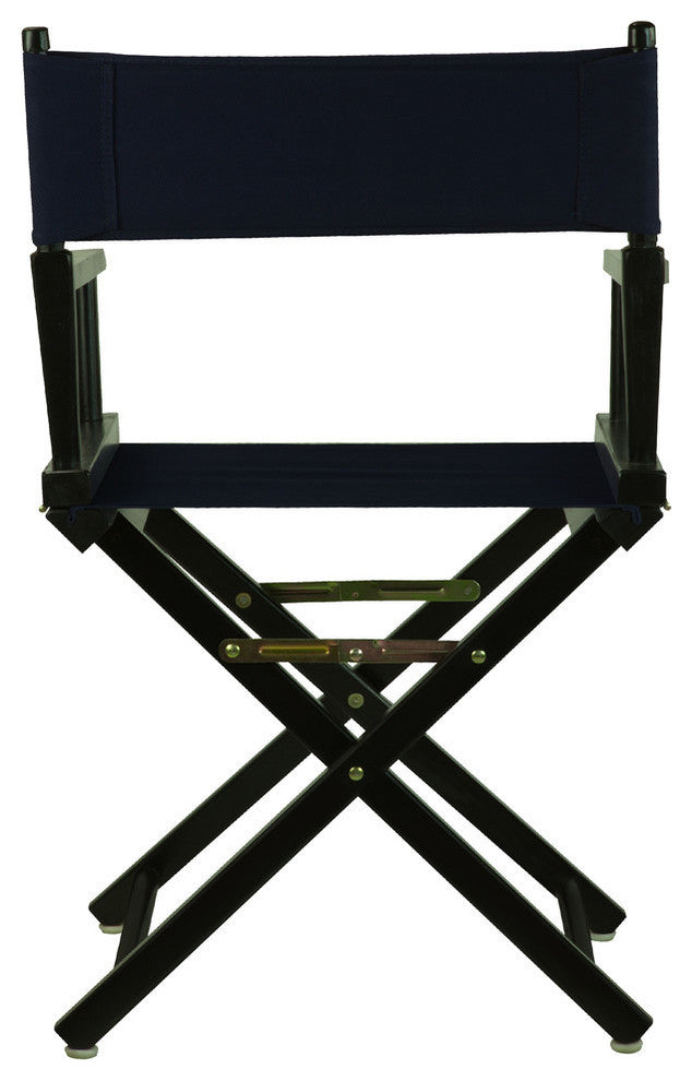 018" Director's Chair Black Frame-Navy Blue Canvas