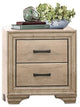 Landen Rustic Nightstand Sun-bleached Wood