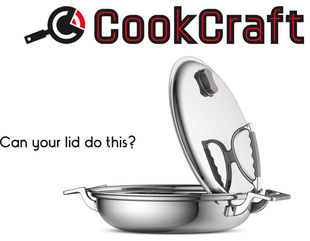 3-Qt. Tri-Ply Stainless Steel Sauce Pan With Rim Latch