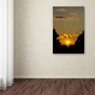 Kurt Shaffer 'September Sunset' Canvas Art, 24"x16"