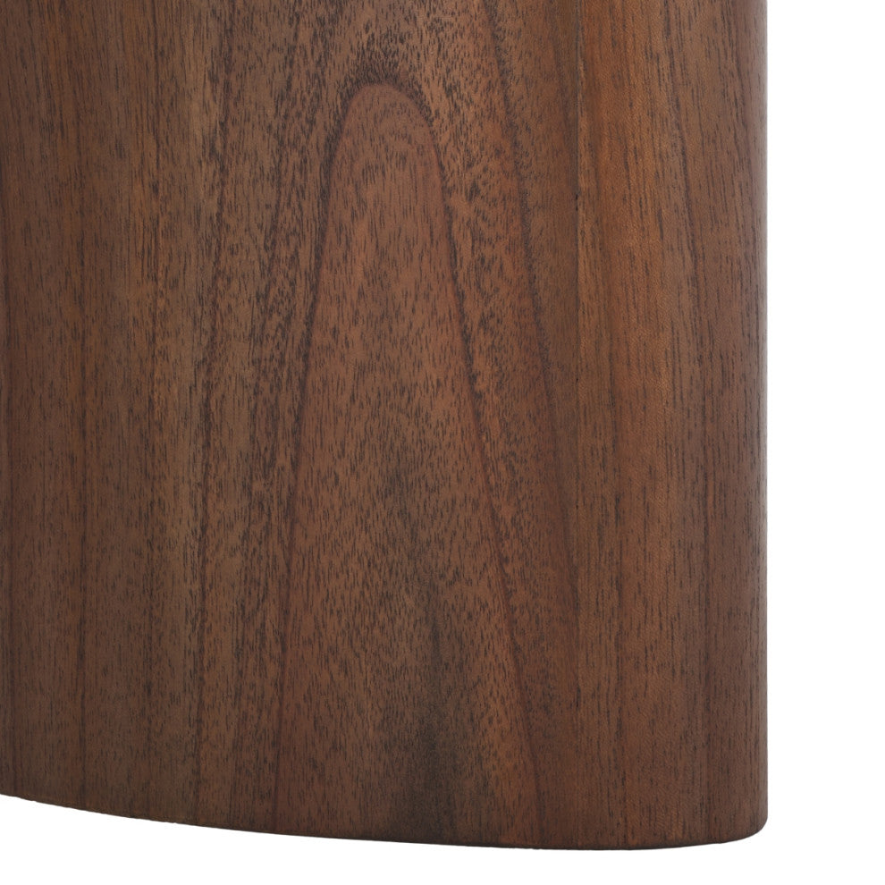 Safavieh Couture Barnard Oval Wood Coffee Table, Walnut