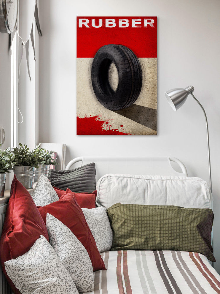 "Rubber Movie" Painting Print on Wrapped Canvas, 20"x30"