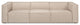 Miles Linen Sofa Low Profile 109"