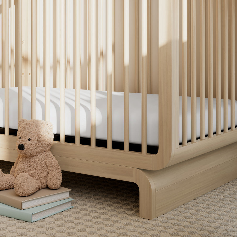 Storkcraft Santorini Deluxe 5-in-1 Convertible Crib, Driftwood