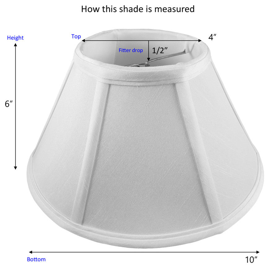 Chatam Round Lampshade, 10"x4"x6"