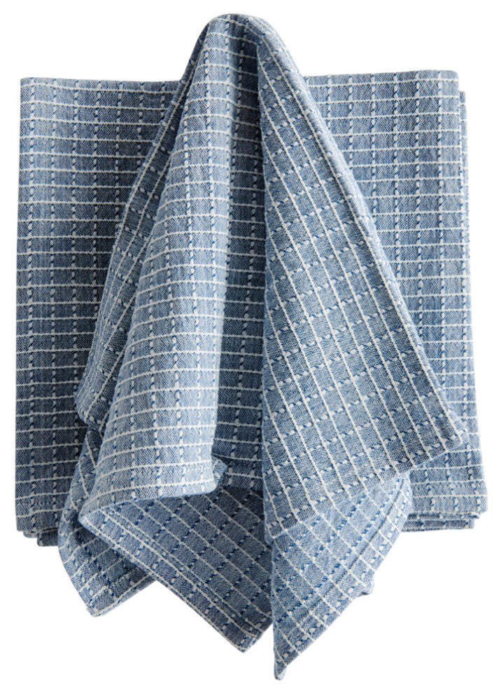 Blue Napkin Sets, Small Squares