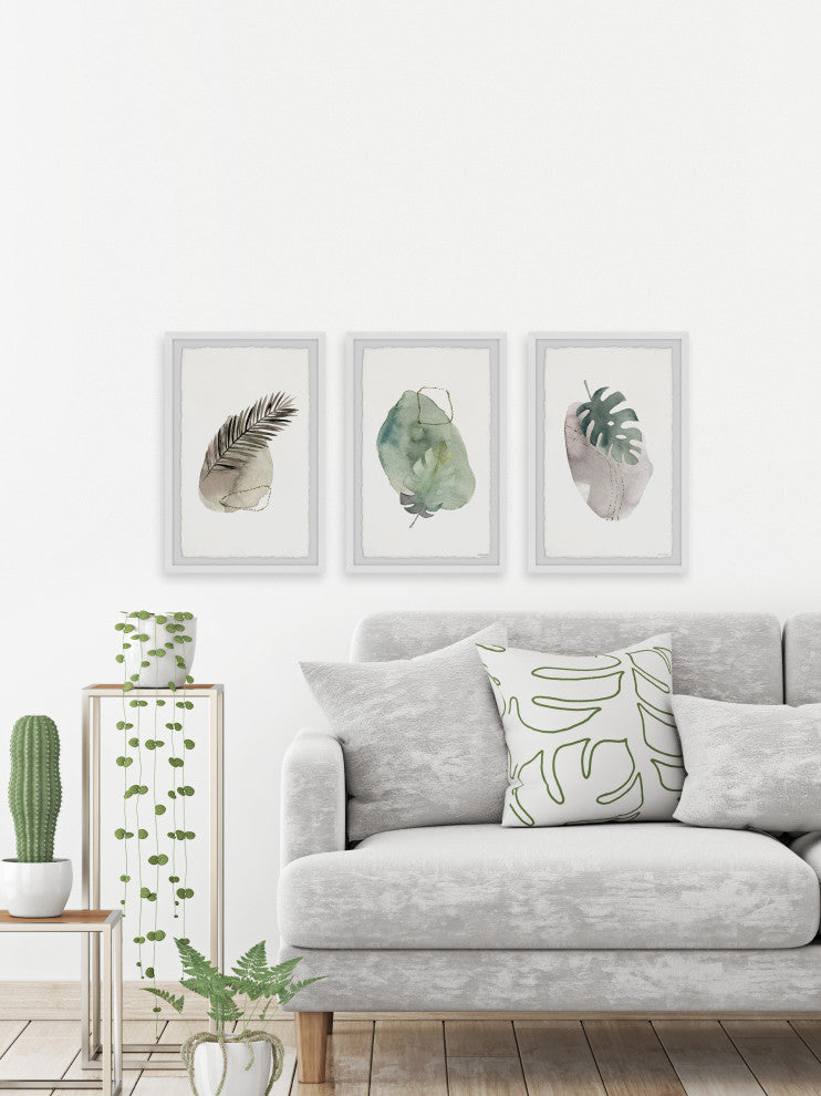 Tropical Presence Triptych, 3-Piece Set, 16x24 Panels
