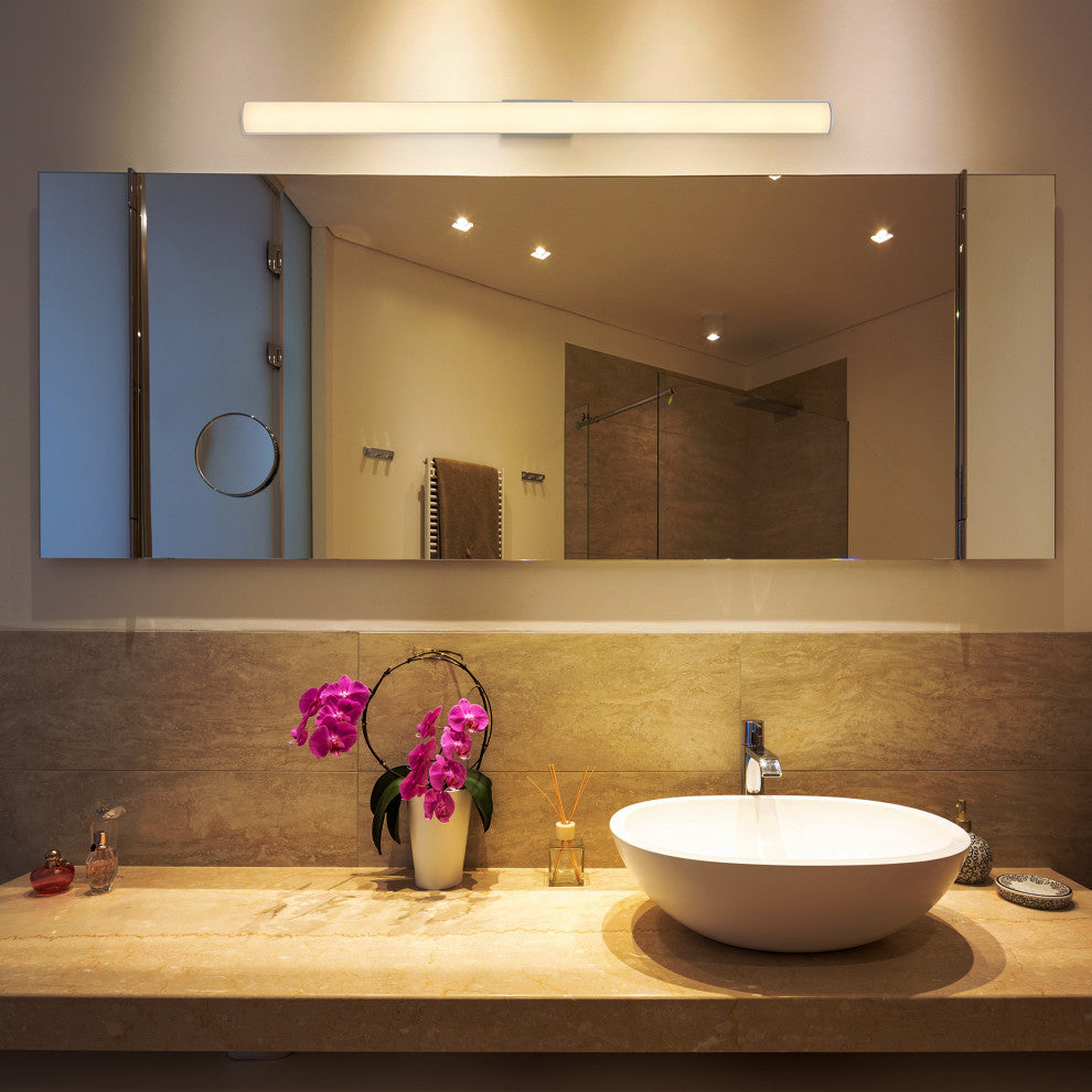Procyon 36" ETL Certified Integrated LED Bathroom Fixture, White