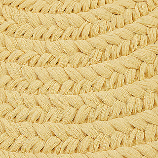 Boca Raton - Pale Banana 8' round, Round, Braided