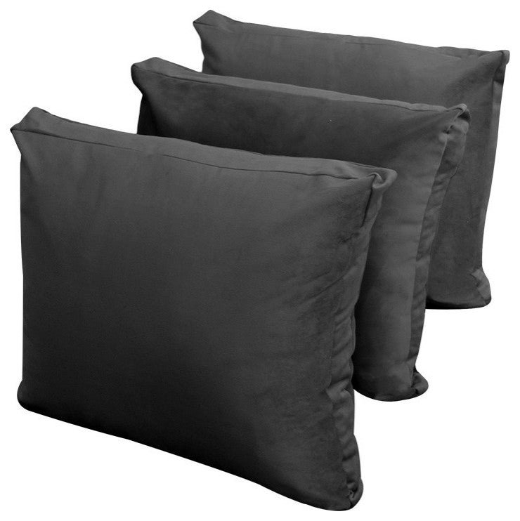 STYLE V3 Twin Velvet Knife Edge Indoor Daybed Bolster Pillow |COVER ONLY| AD350