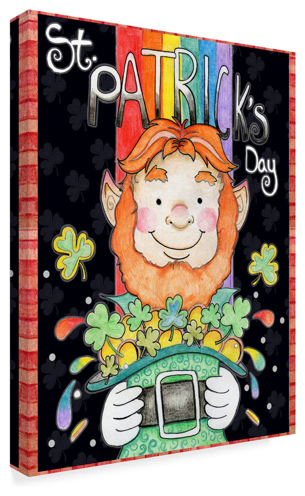 Valarie Wade 'St Patricks Day' Canvas Art, 47"x35"