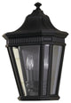 2-Light Wall Lantern, Black