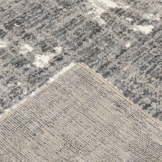 Ashton Distressed Shag Grey/Ivory Area Rug, 5.3X7.6