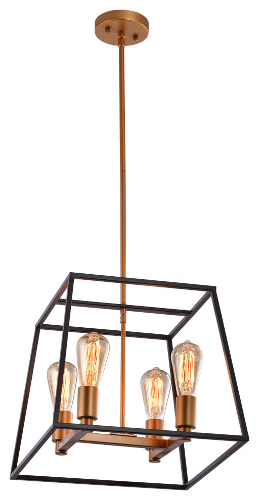 Lazzur Aisne 4 Light 15" Matte Oil Rubbed Bronze Pendant