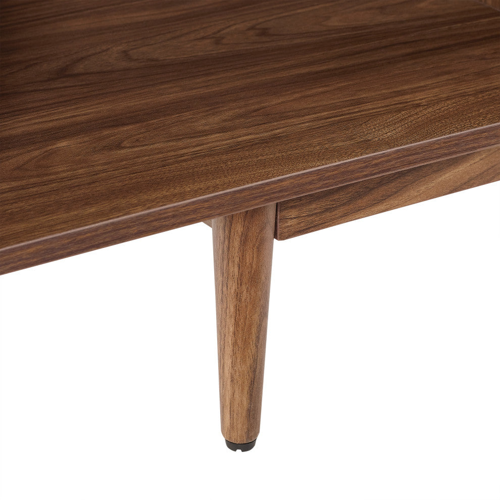 Liam Medium Record Storage Console Cabinet Walnut