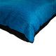 18"x18"x5" Blue Torino Kobe Cowhide Pillow