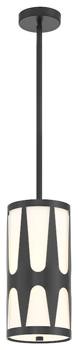 CRYSTORAMA Royston 1 Light Black Pendant