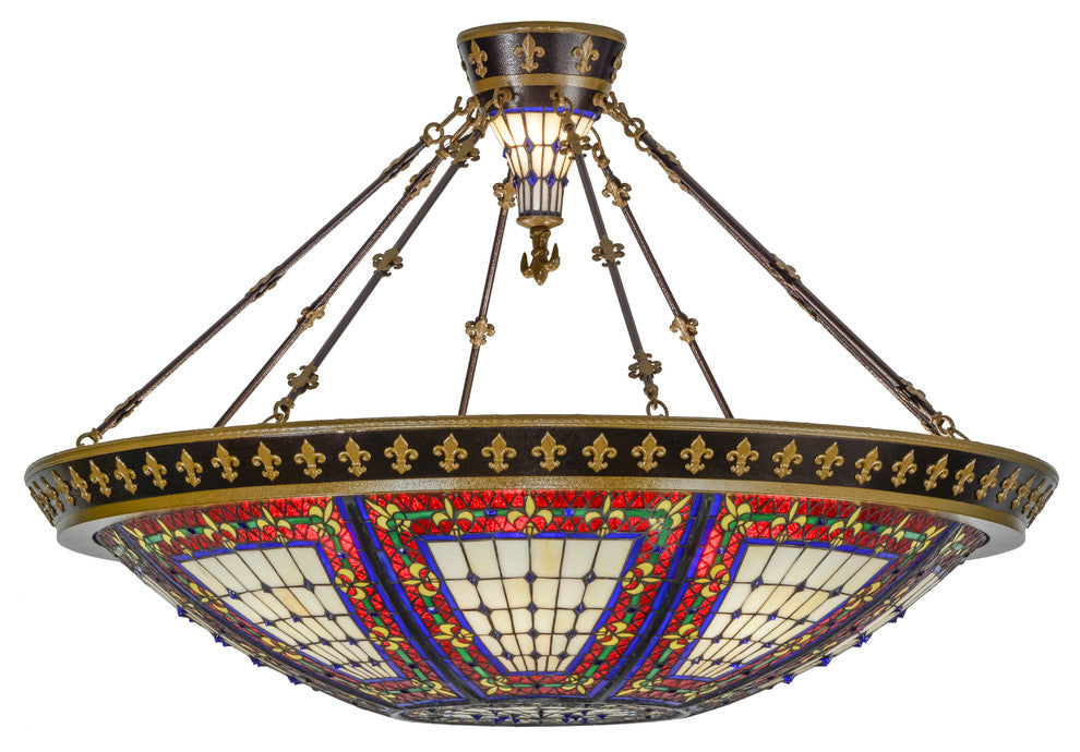 45W Fleur-de-lis Semi-Flushmount