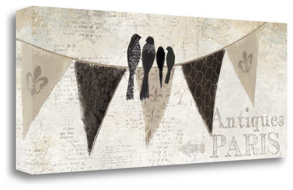 "French Flea Market IV" By Emily Adams, Giclee Print on Gallery Wrap Canvas