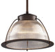 Halophane 1-Light Pendant, Aged Bronze