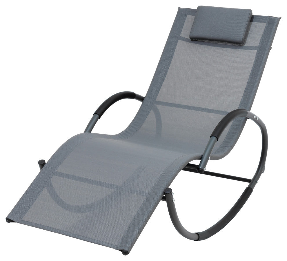 Outdoor Rocking Patio Lounge Chair